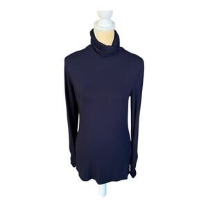Joseph Ribkoff Navy Stretchy Turtleneck Size US 6
